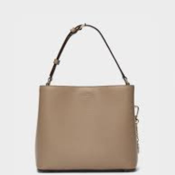 Dkny Bags Dkny Womens Bryant Leather Bucket Crossbody Bag Ne Poshmark